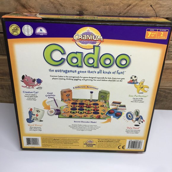 Cranium Cadoo 2001-2004 Edition New Open Box - Picture 2 of 4
